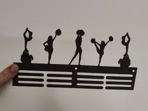 cuelga medalla animadoras-hang cheerleading medals
