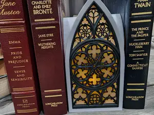 Gothic Rose Window Book Nook