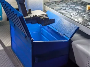 Dumpster A1 Poop Bucket with Working Lids