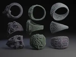 Gothic Ring Set