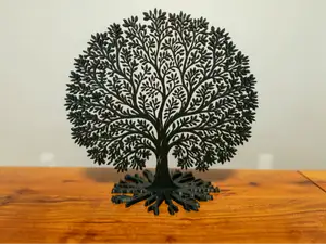 Money tree house decor art piece - Summer