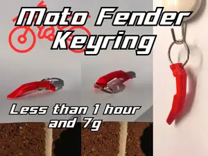 Moto Fender Keyring | Dirt bike | Honda CRF250