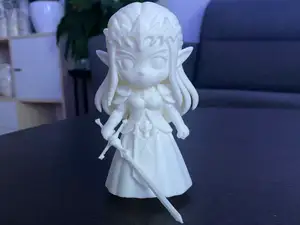 Zelda from Twilight Princess chibi style