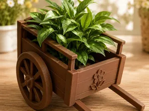 Vintage Wheelbarrow Planter