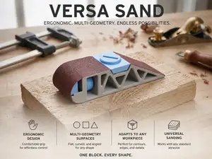 VERSA SAND versatile ergonomic sanding block