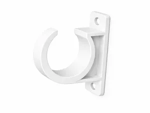 Wall Mounted Pipe Clamp – No support - Easy Print
