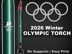 2026 Winter Olympic Torch - Titan3D
