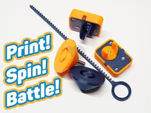 BattleSpinner & Launcher! Bayblade Style Toy