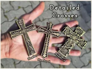 3 Detailed Crosses