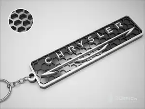 Chrysler logo keychian