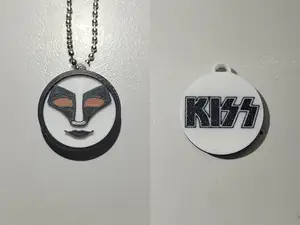 Kiss Fox Double Sided Keychain