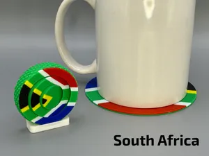 South African Flag - Textured Gyro Fidget Spinner