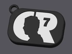 Portachiavi Ronaldo CR7 - keychain Ronaldo CR7
