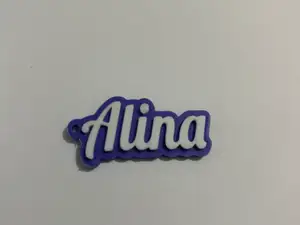 Alina name keychain