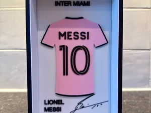 Lionel Messi - Inter Miami - Jersey frame