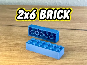 2x6 Brick (Precision-engineered)