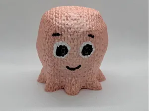 Cute Knitted Octopus