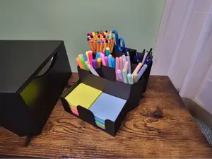 HiveMind Desk Organizer – Pen & Sticky Note Holder