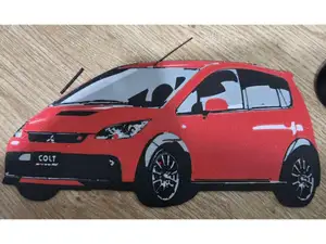 mitsubishi colt ralliart wall art