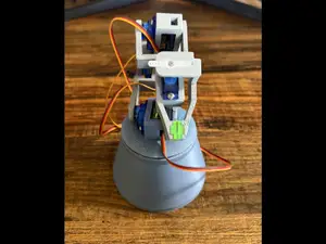 3D Printed SG90 Micro Servo Robot Arm