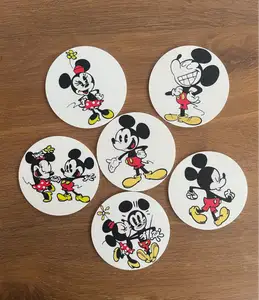 Mickey Minnie / Coaster Set / 4 color /