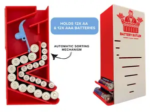Battery Butler AA & AAA Battery Sorter & Dispenser