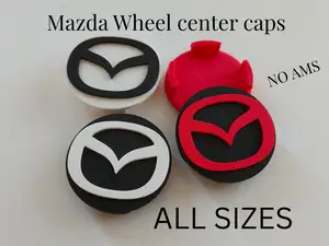 Parametric Mazda Wheel center caps, Center covers