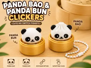Panda Bao & Panda Bun Clickers