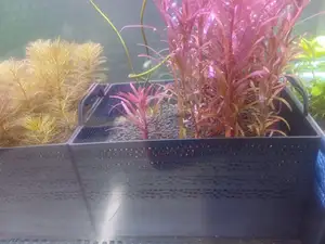 Fish tank aquatic plant pot 140 x 160 x 90