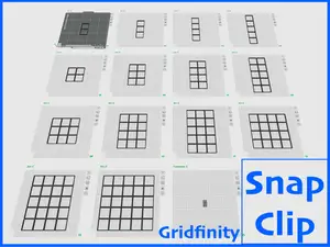 Gridfinity base SnapClip System
