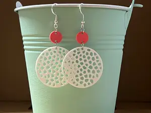 Voronoi earrings