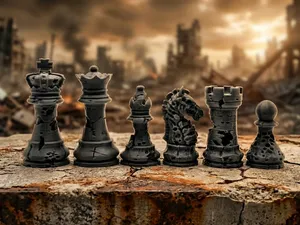 Zombie Staunton Chess Set
