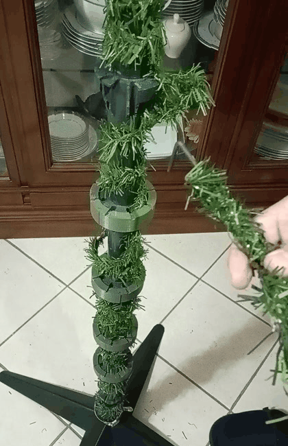 Staffa Riparazione rami albero di natale