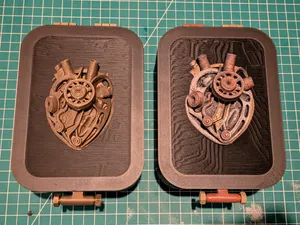 Goth steampunk watch jewelry box