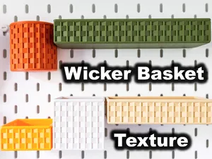 Wicker Basket Ikea Skadis Storage Containers