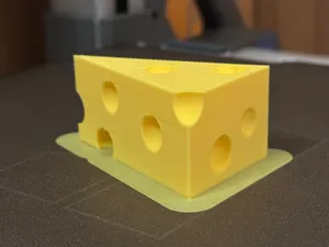 Piece of emmental Cheese - simple - delicious