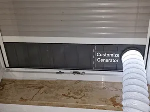 Roller shutter 3D printer/laser exhaust 60–180mm
