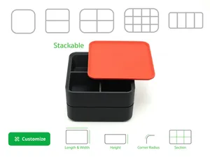Customizable Compartment Box / Tray (Stackable)