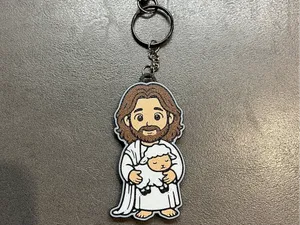 adorable Jesus keychain