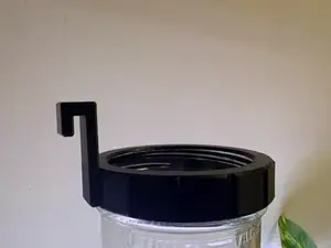 Wide Mouth Mason Jar Hook for Rimless Aquarium V2