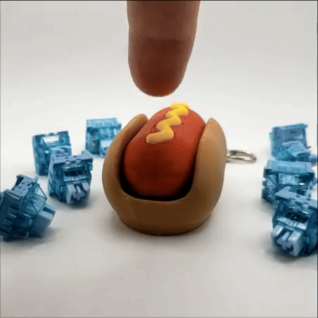 Hot Diggity Dog Clicker & Keychain