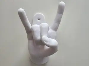 Rock/Metal – Wandhaken Mano cornuta Pommesgabel