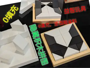 益智玩具 隐藏积木拼图-有图册 Educational toys 儿童玩具 大脑锻炼 魔术玩具