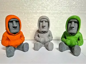 Moai in Hoodie 2