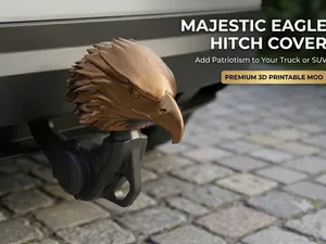 Majestic Eagle Tow Hitch Cover - SUV  Bumper