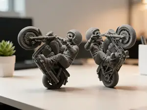 Ledge SkulZ - Motorcycle Wheelie Skull!
