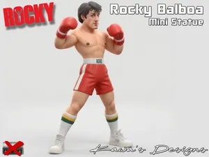 Rocky Balboa Mini Statue