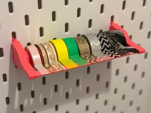 Modularer Klebebandhalter für z. B. Ikea SKADIS