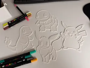 Pokemon Ausmalfiguren