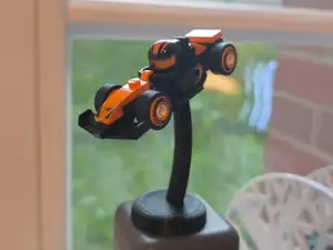 Stand for f1 cars made of bricks